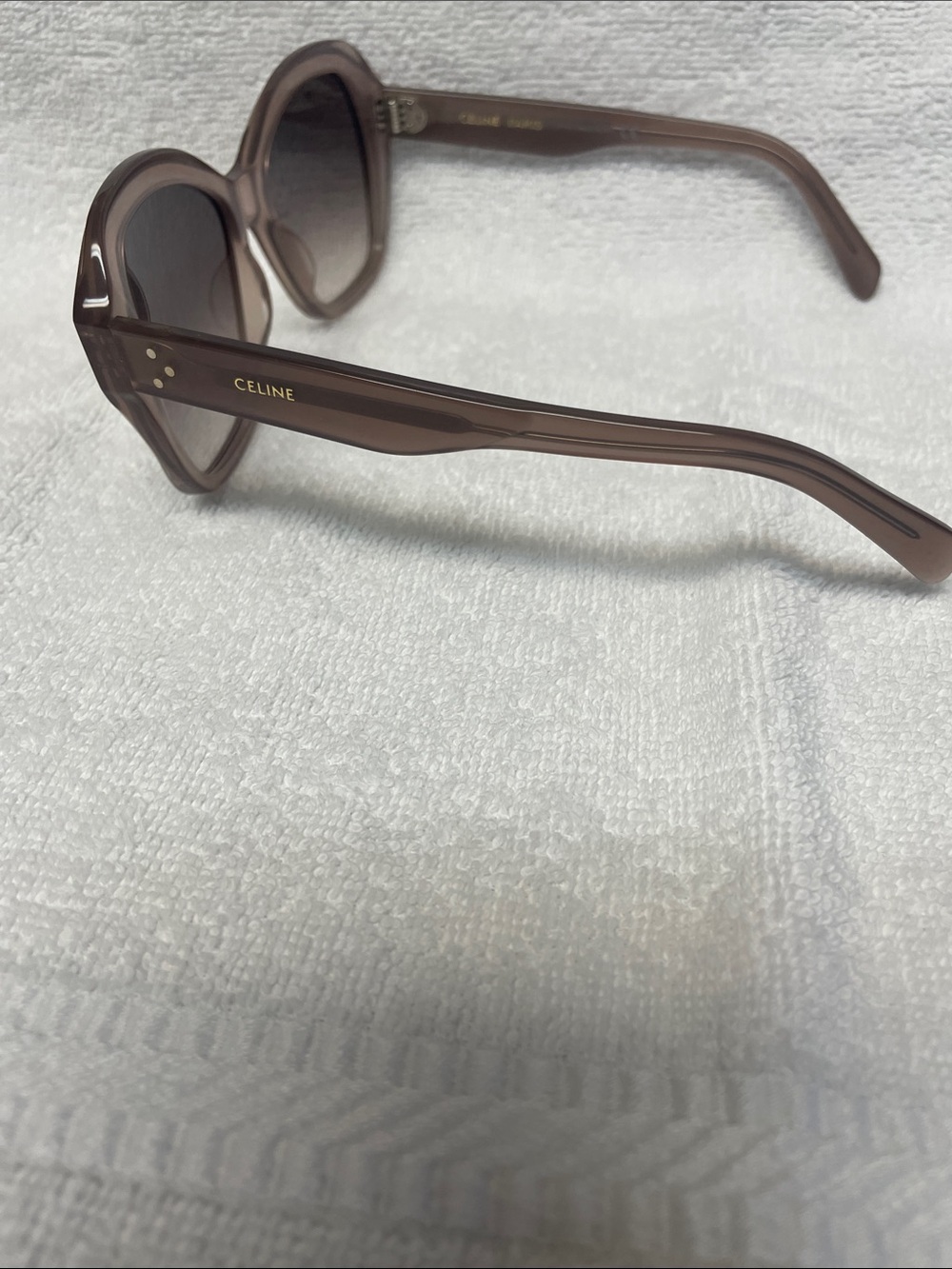 Celine Taupe pinkish Oversized Sunglasses - Women's Fashion Shades - Picture 5 of 8